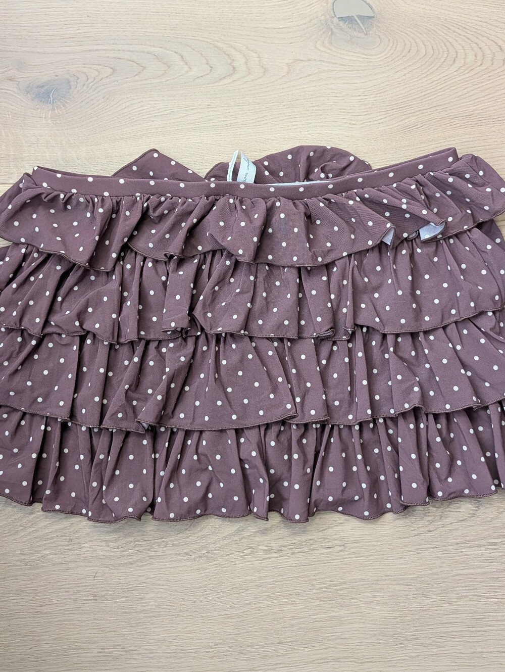 NWT Urban Outfitters Out From Under Mini Ruffle Skirt - Picture 4 of 4